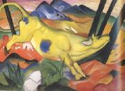 Franz Marc Yellow Cow (mk34) USA oil painting artist